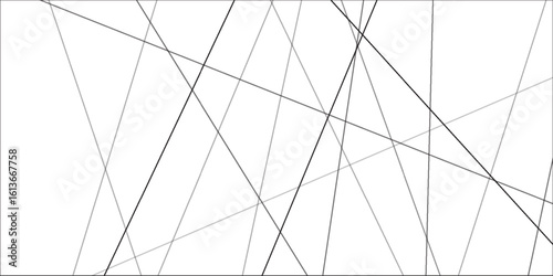 Random geometric line pattern on a transparent background. Random line low poly pattern. abstract seamless line vector.