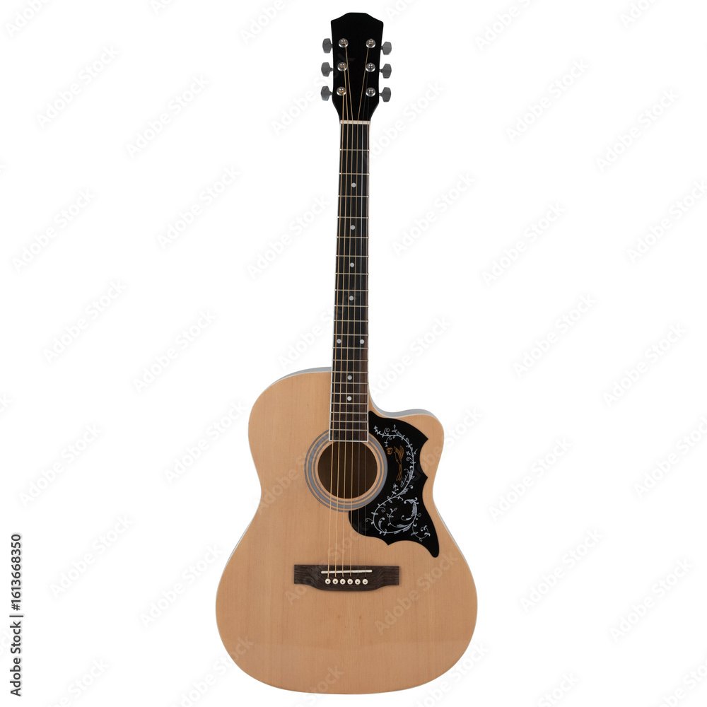 Fototapeta premium acoustic guitar isolated