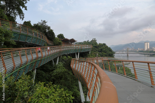 Cityscape of shaxian district Sanming China