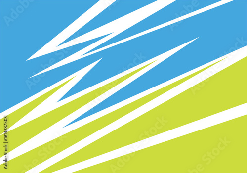 Colorful Abstract Background with Angular Geometric and Arrow Line Patterns