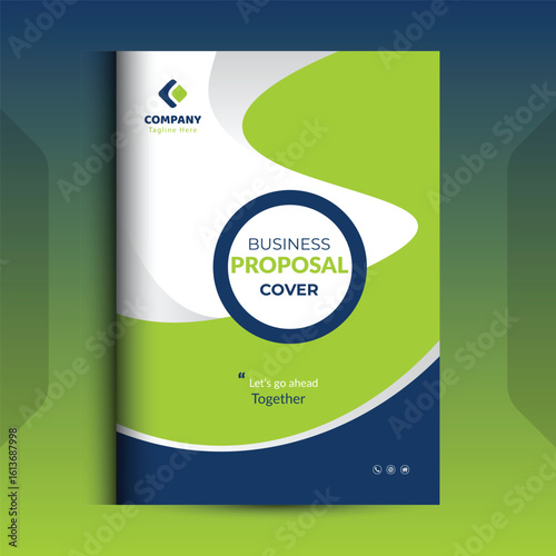 Corporate Business Proposal Cover Design Template