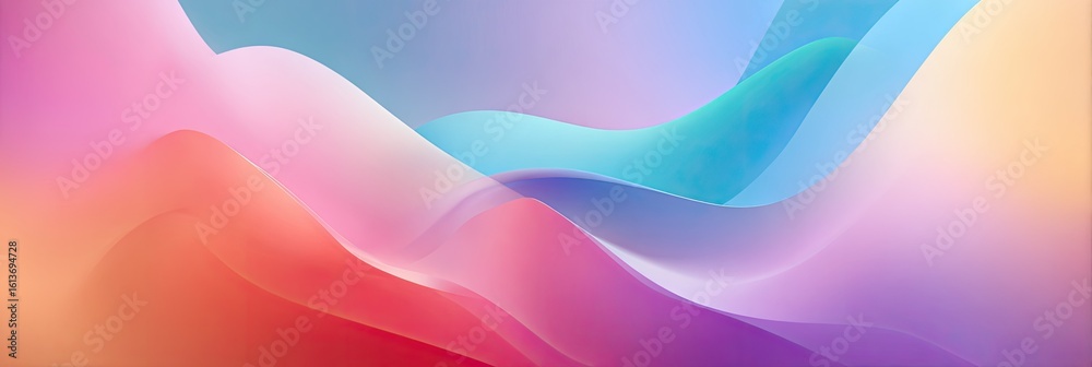 Fototapeta premium Abstract flowing colors (1)