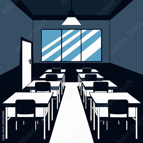 interior with a table