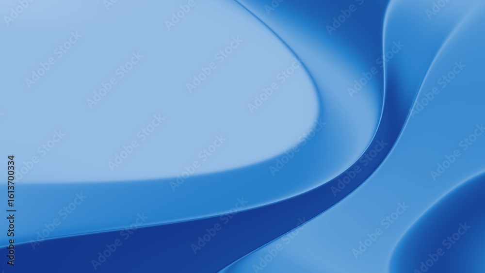 Naklejka premium Blue abstract wave background with flowing lines and modern design elements