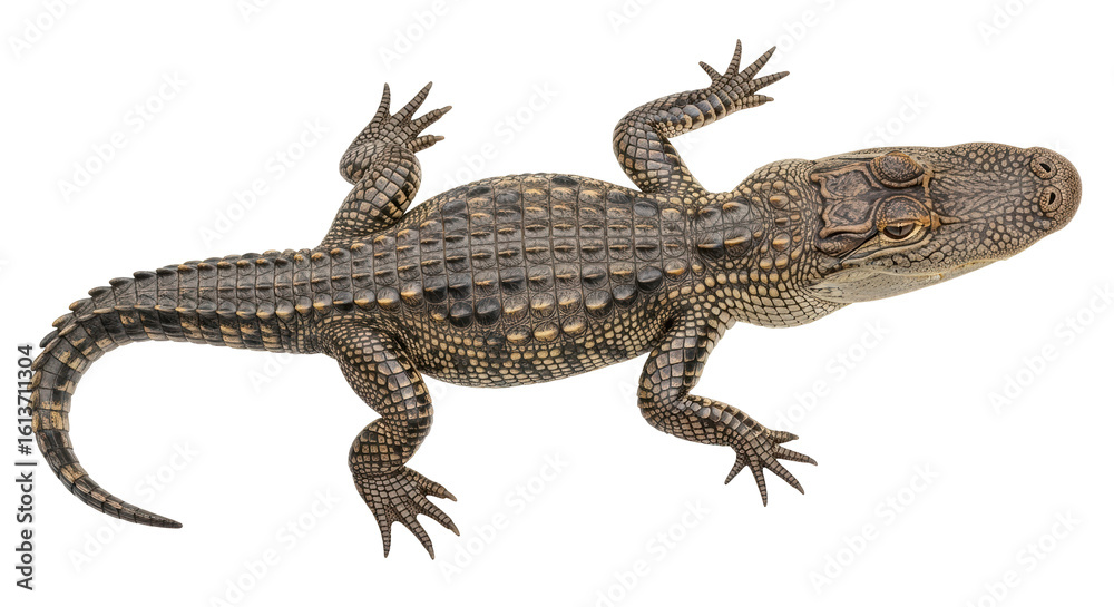 Naklejka premium Isolated Alligator