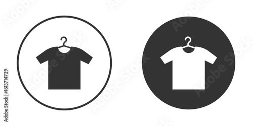 Tshirt icon in solid black flat shape glyph icons.