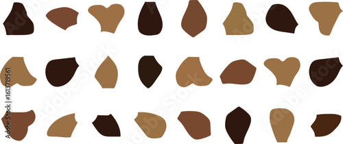 Fluid and Organic Vector Blobs Collection – Abstract Liquid Drop Shapes and Paint-Inspired Forms Perfect for Trendy Graphics, Branding, and Creative Layouts

