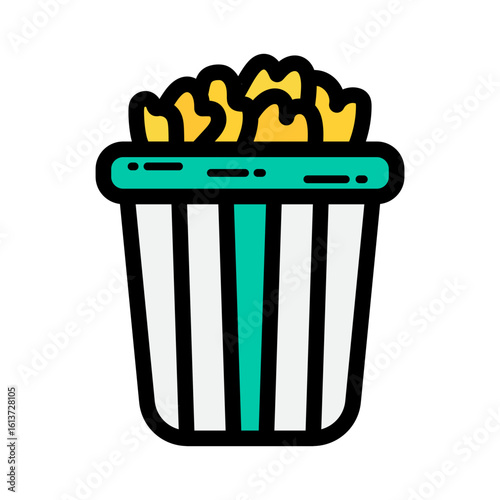 Popcorn filled