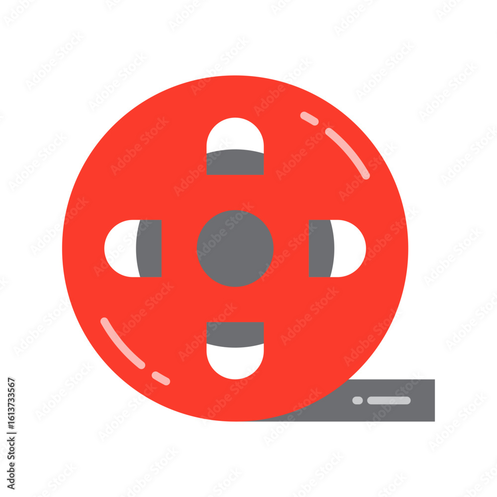 Fototapeta premium Film Roll flat