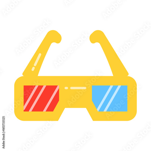 3D Glasses flat
