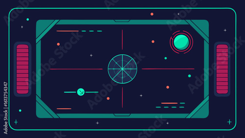 Sci Fi Navigation Display X