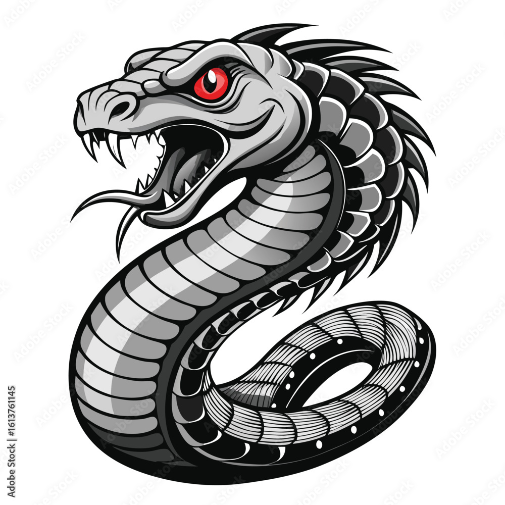 Obraz premium vector image of a snake