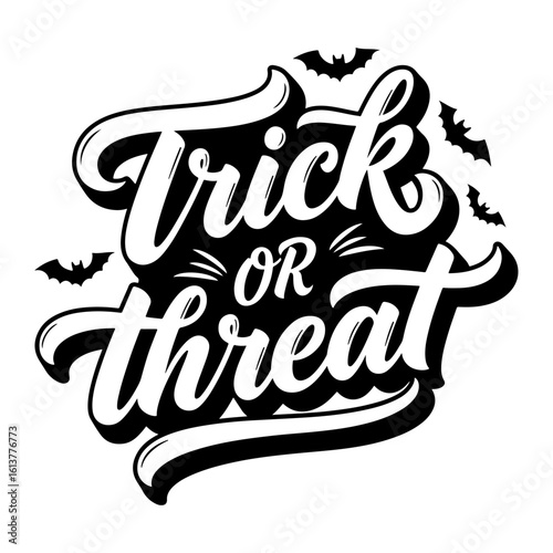 Halloween Quotes vector black and white