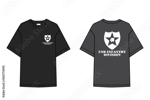 2nd Infantry Division T-Shirt Mockup
