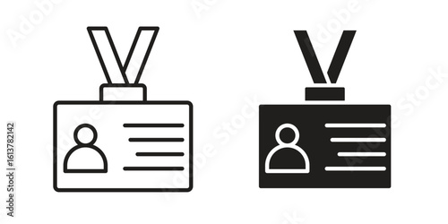 Visitor icon vector editable. black vectors set