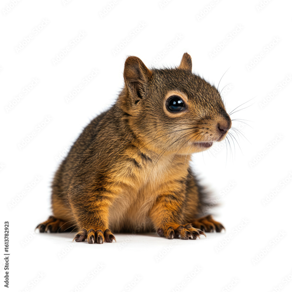 Fototapeta premium chipmunk on white background