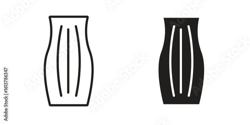 Muscle fiber icon vector editable. black vectors set