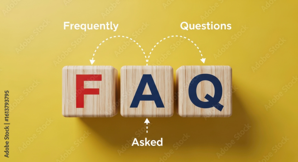 Obraz premium Frequently asked questions faq information help support question answer query guidance assistance guide