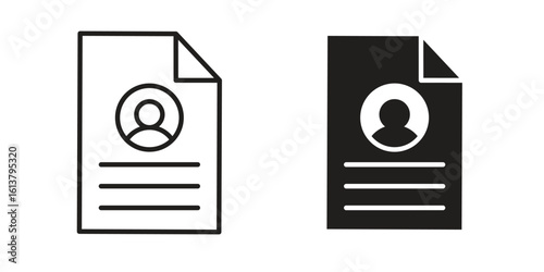Application form icon vector editable. black vectors set