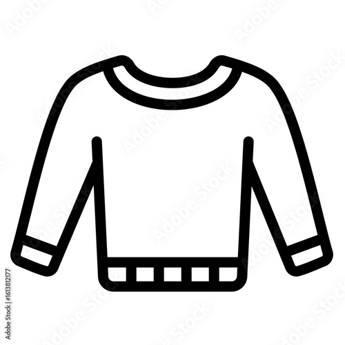 Sweater icon vector illustration. Autumn fashion vectors.