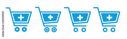 Flat Minimal Plus Icon – Add Button Vector for UI, Mobile, and Web Design