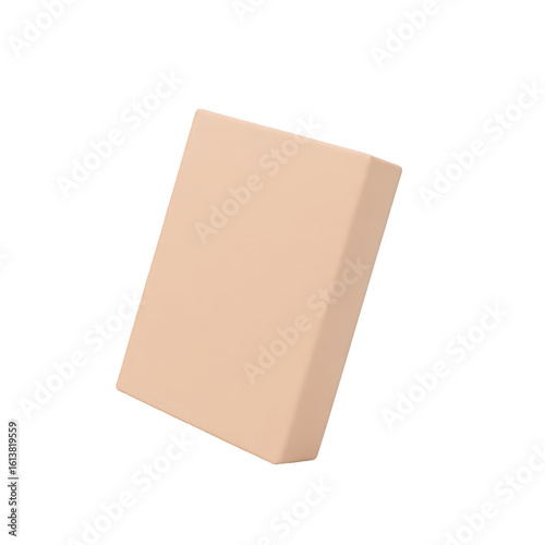 Light beige rectangular solid object.