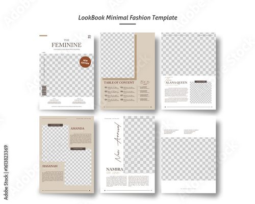 Lookbook minimal fashion template