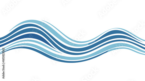 Abstract Wave Pattern Illustration with Fluid Lines and Swirling Design for Digital Art, Backgrounds, and Visual Effects in Web and Print Media

