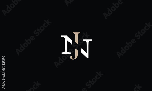 NJ,N,J,J,N,N,J abstract, letters, logo, monogram, style, symbols, ambitions, icons, 
