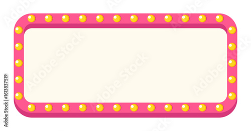 Retro lightbox template different shape