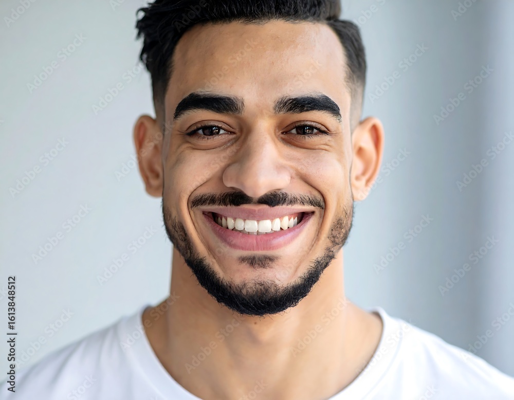 Fototapeta premium Happy man smiling (3)