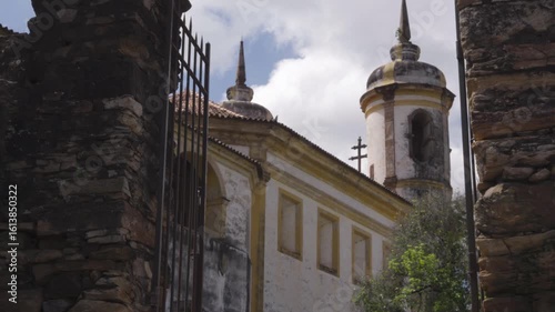 Gateway to old church village baroque 