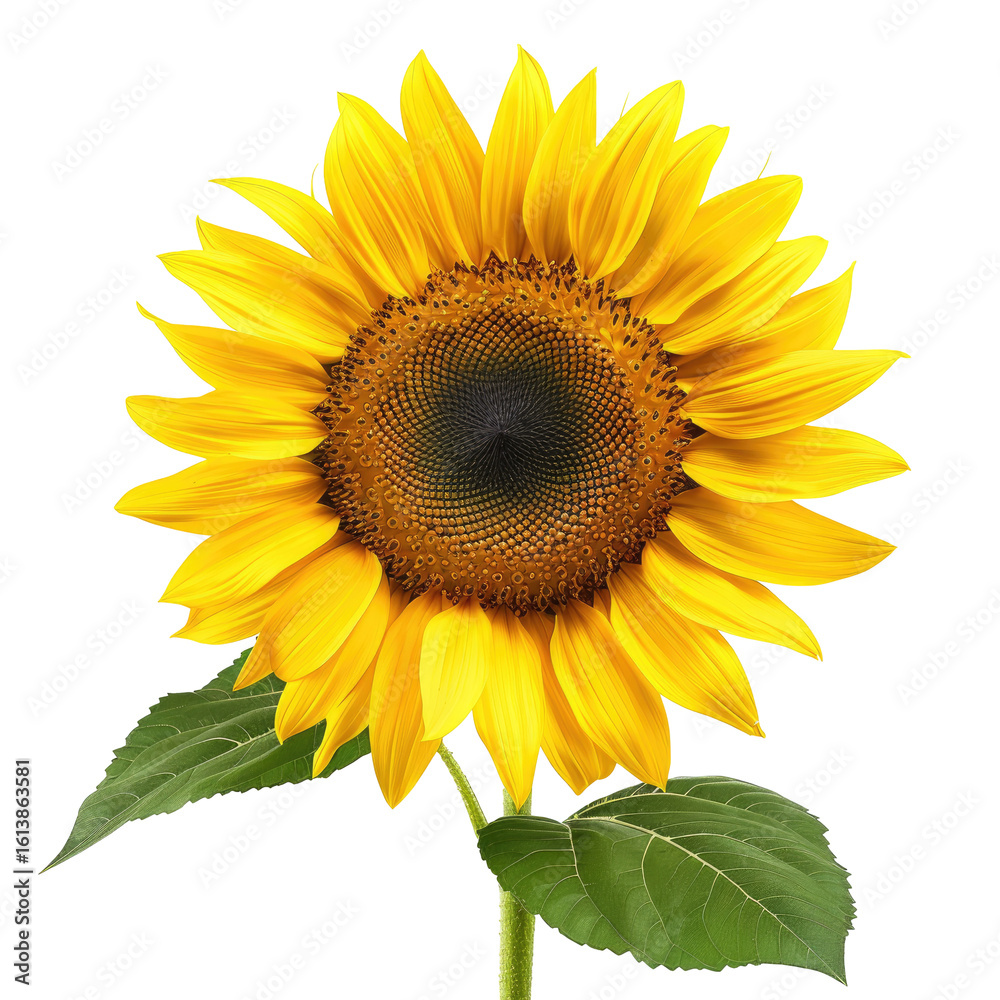Fototapeta premium Vibrant sunflower close-up