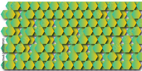 Gold Hexagon Grid Pattern, Seamless White Background, Abstract Geometric Design, High-Resolution Image, honeycomb cells of cardboard stiffening rib background Abstract background of colorful lag