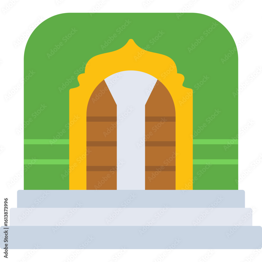 Fototapeta premium Mosque Entrance icon