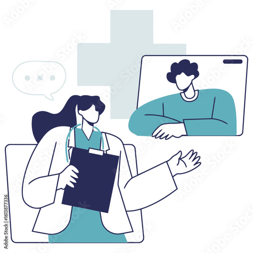 Empowering virtual healthcare consultations, connecting patients and doctors for accessible medical advice and remote patient care experiences