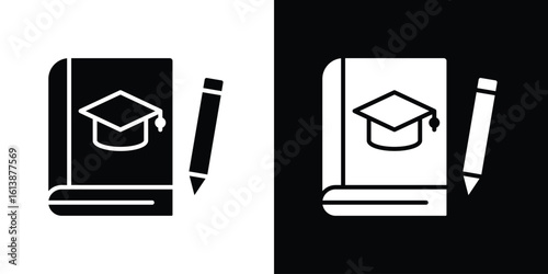 Thesis icon. graphic design vector symbols pack