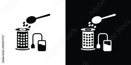 Tea infuser icon. graphic design vector symbols pack