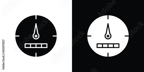 Speedometer icon. graphic design vector symbols pack