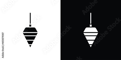 Plumb bob icon. graphic design vector symbols pack