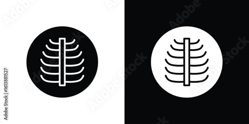 Human Ribs icon. graphic design vector symbols pack