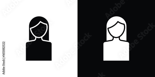Girl icon. graphic design vector symbols pack