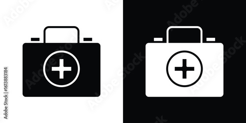 First aid kit icon. graphic design vector symbols pack