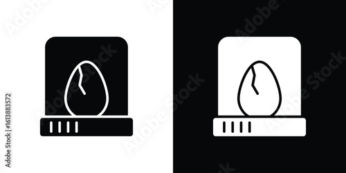 Egg incubator icon. graphic design vector symbols pack