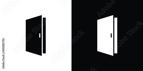 Door icon. graphic design vector symbols pack