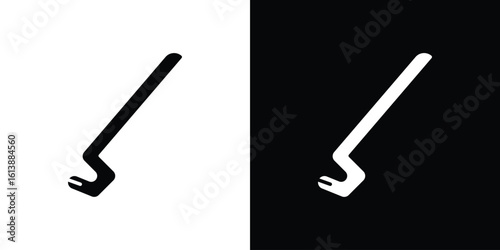 Crowbar icon. graphic design vector symbols pack