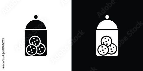 Cookies jar icon. graphic design vector symbols pack