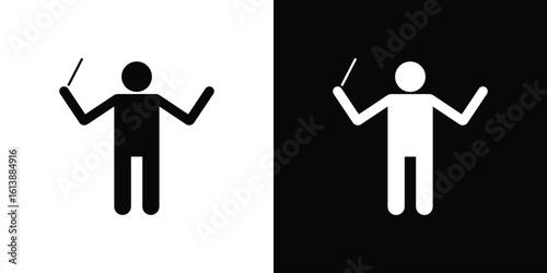 Conductor icon. graphic design vector symbols pack