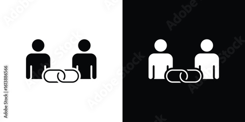 Affiliate link icon. graphic design vector symbols pack