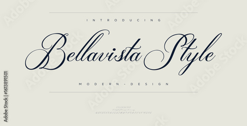 Signature Elegant Branding Typeface. Handwritten Script Editable Text Effect Template . vector illustration 
